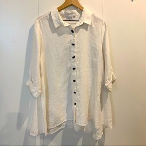 Habitat White Button Down